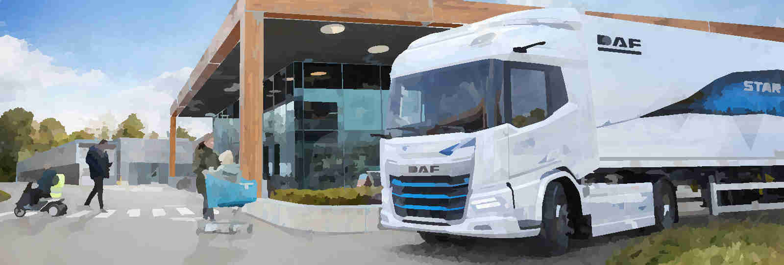 Camion elettrico DAF XF electric caratteristiche scheda tecnica prestazioni