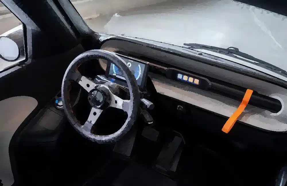 Microlino minicar elettrica interni