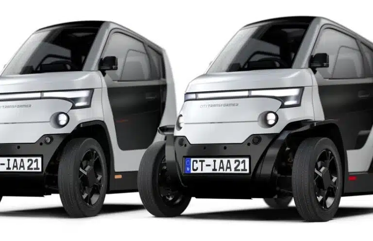 City Transformer CT-1 minicar elettrica, il quadriciclo elettrico trasformabile