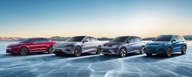 Byd automobili elettriche e ibride, gamma completa