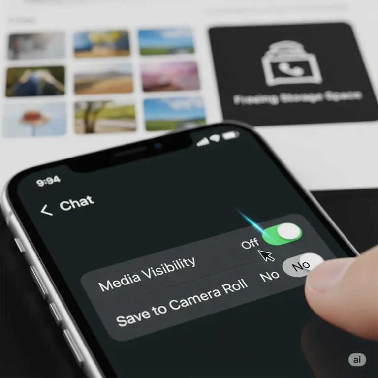 Disattivare salvataggio automatico immagini chat WhatsApp