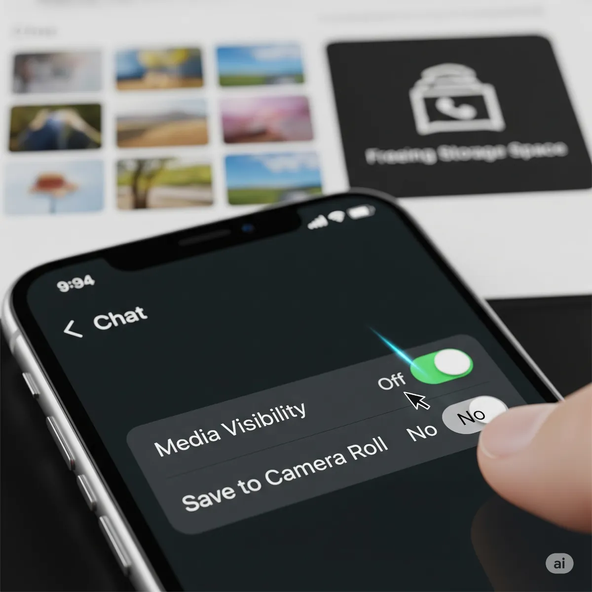 Disattivare salvataggio automatico immagini chat WhatsApp
