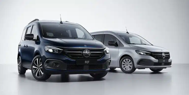 Mercedes-Benz EQT van elettrico per la mobilità elettrica familiare