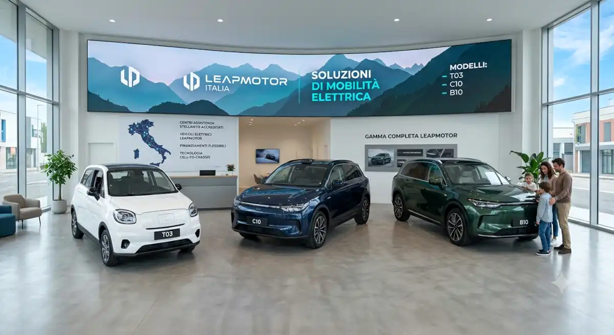 Auto elettriche Leapmotor gamma elettrica