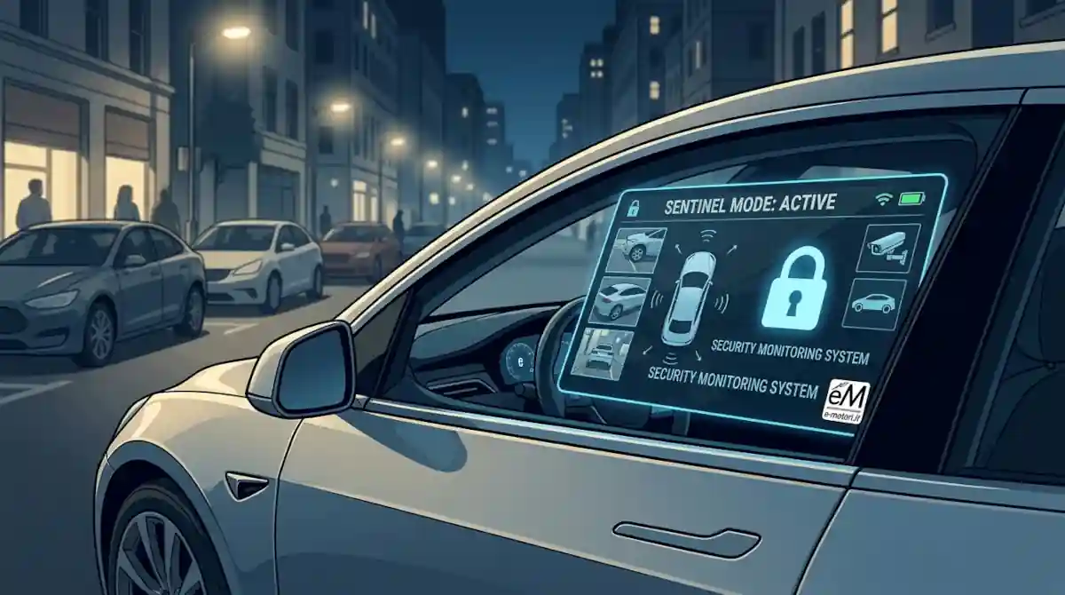 Dashcam sentinella auto elettrica monitoraggio della sosta