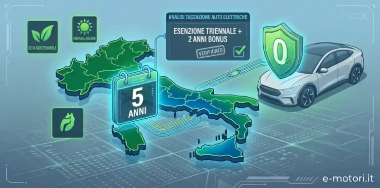 Esenzione bollo auto elettrica regioni