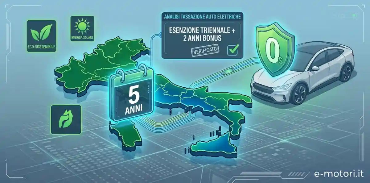 Esenzione bollo auto elettrica regioni