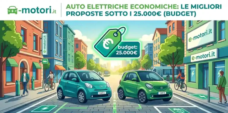 Guida alle auto elettriche economiche elettrica sotto 25000 euro