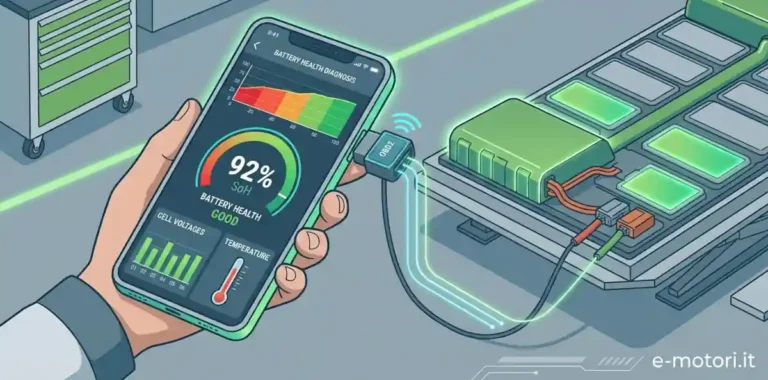 Stato salute batteria auto elettrica come verificare soh