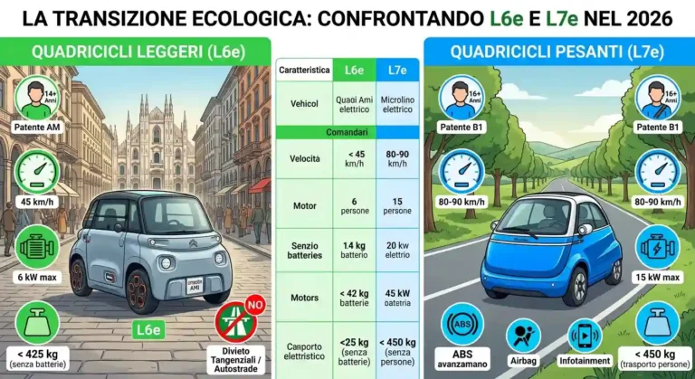 Quadricicli L6e vs L7e: Guida, Patenti e Regole 2026