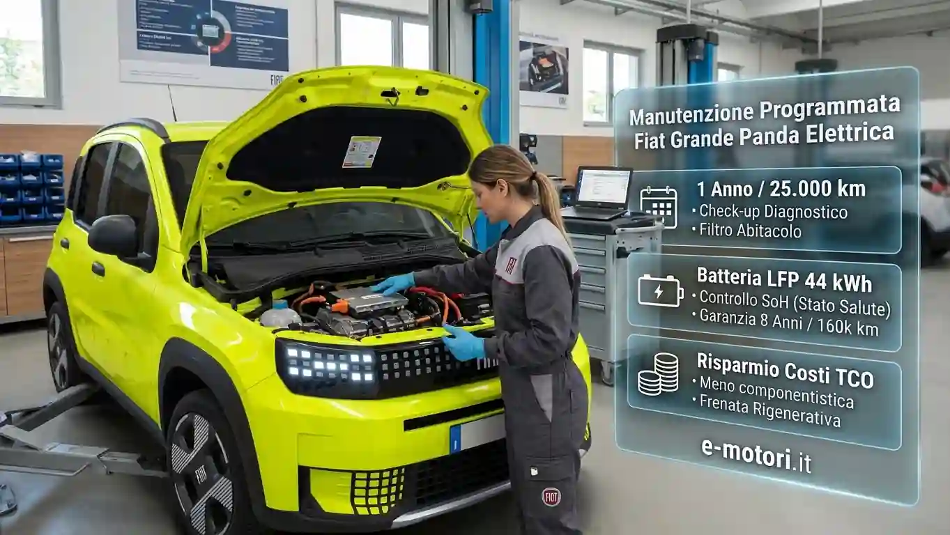 Manutenzione Fiat Grande Panda elettrica
