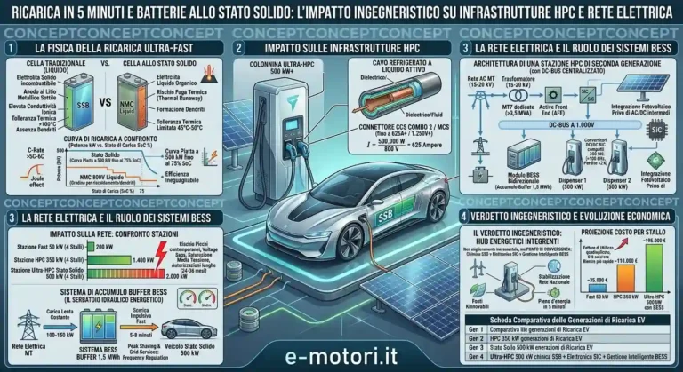 Ricarica 5 minuti stato solido ultra fast 500 kw