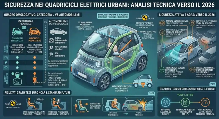 Sicurezza nei quadricicli elettrici